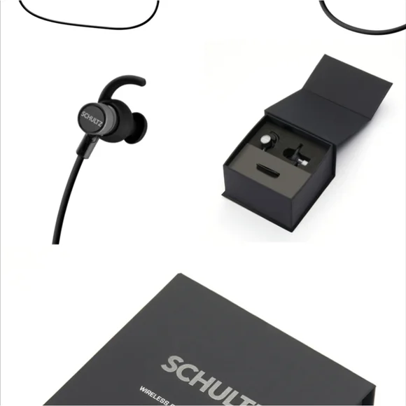 Schulz Wireless Earphones Bluetooth In Ear Q-Tech Cordless Ear phone Ear buds - Picture 10 of 10